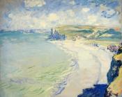 克劳德 莫奈 : The Beach at Pourville